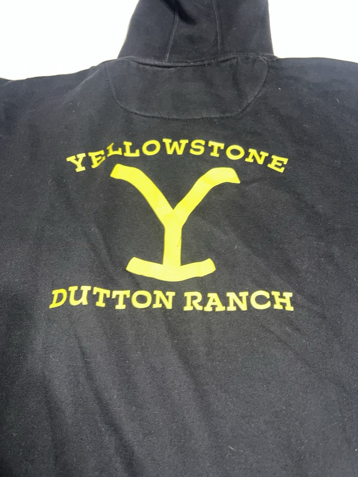 Yellowstone Dutton Ranch Logo Licensed Adult Hood… - image 9