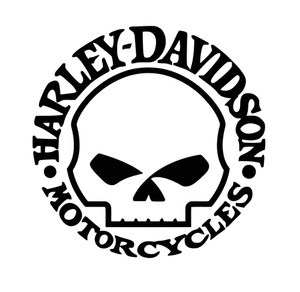 Harley Davidson Sponsor Vinyl Decal/Sticker: Cars, Chopper, Truck, Motorcycle