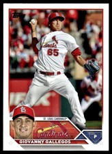 Giovanny Gallegos RC 2023 Topps #13 St. Louis Cardinals 33148 Baseball Card