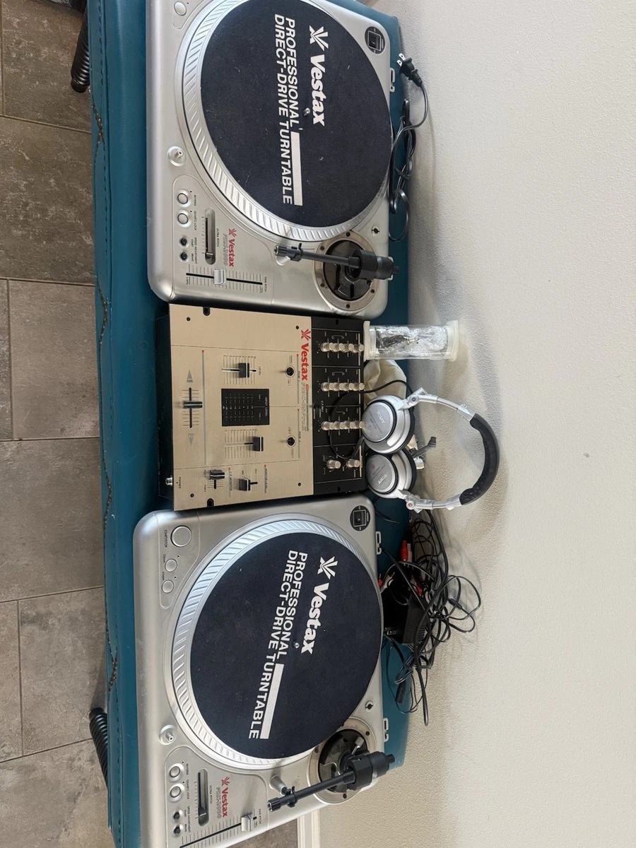 【F】Vestax Direct Drive Series ターンテーブル Vestax DJ Turntables 33.3 RPM Speed Settings for sale | eBay