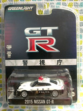 GREENLIGHT M&J TOYS JAPAN POLICE 2015 NISSAN GT-R (R35) NEW