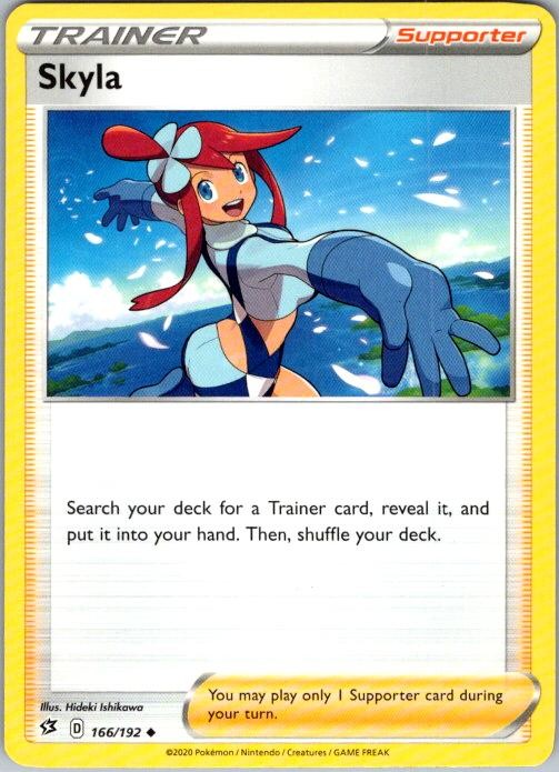 Skyla 166/192 Uncommon Rebel Clash Pokemon Near Mint
