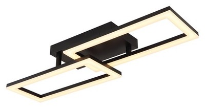 GLOBO -20O SAPENA Deckenleuchte Metall schwarz matt, LED
