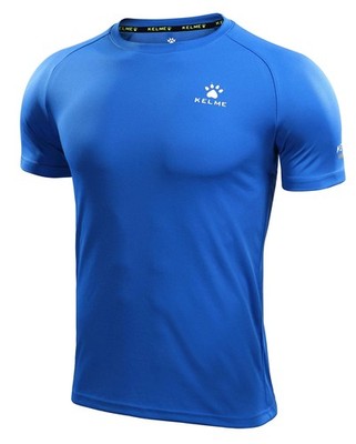 KELME Men's Athletic T-Shirt Short Sleeve - Running Quick Dry Crew Neck Tee -