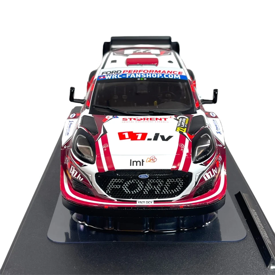 Modellino Auto Solido 1/18 Ford Puma Rally1 Sesks-Francis #22 Rally Latvia 2024 - Immagine 2 di 4