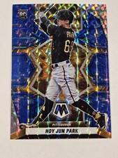 2022 Panini Mosaic #264 Hoy Jun Park Blue Camo Mosaic