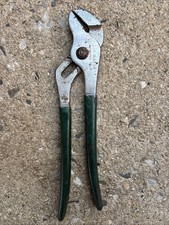 Vintage S-k Wayne 7510 Channel Lock Adjustable Pliers W Original Green Handles Vintage S-k Wayne 7510 Channel Lock Adjustable Pliers W Original Green Handles