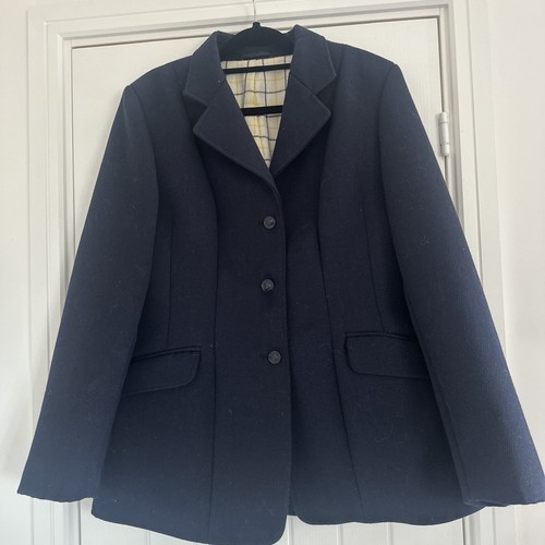 Shires Navy wool hunting jacket 38 - Picture 2 of 6