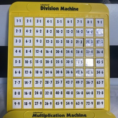 Lakeshore Division And Multiplication Machine Push Button Math Practice.