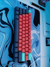 Mechanical Keyboard Orange, Blue And Black. Great Condition.