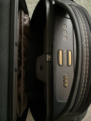 SAMSONITE Reise Beauty Case - Hartschale - Handgepäck Koffer, Tasche, Grün Stoff