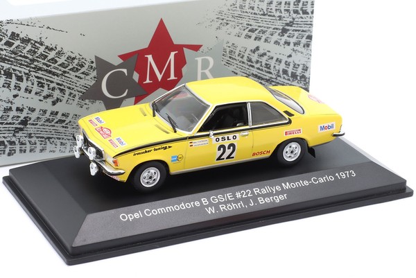 Opel Commodore B Gs/E #22 W.Rohrl Monte Carlo 1973 (Night Version) 1/43 Cmr-image