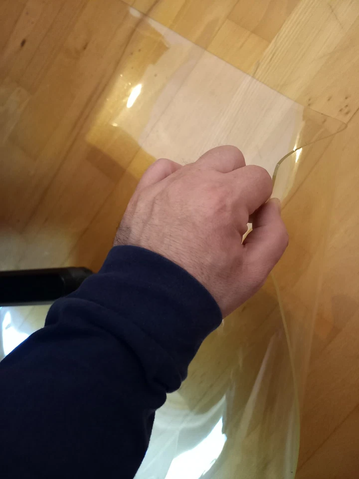 Bodenschutzmatte  Bürostuhl Unterlage Schutzmatte Schutzfolie transparent Flexi