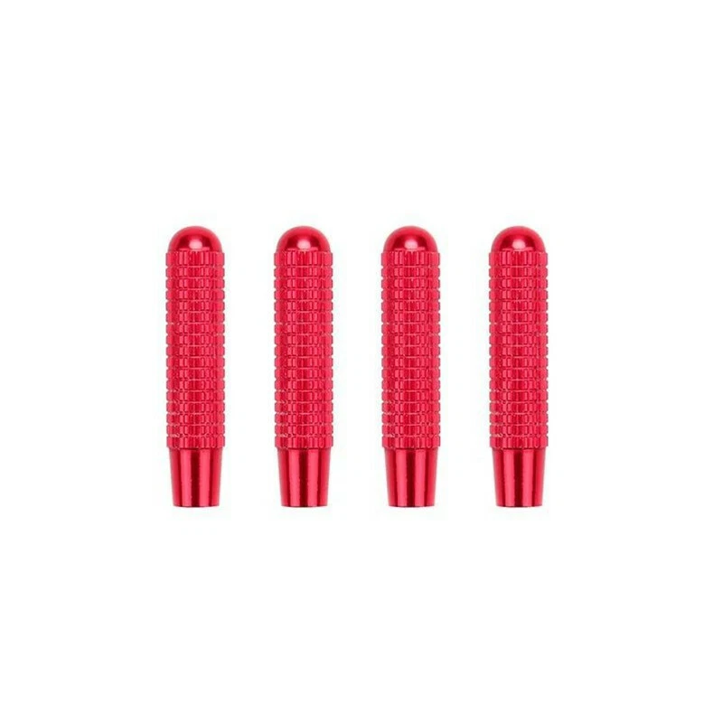 Red Alloy Bolt On Door Lock Knobs Pins Cover For Mercedes Benz C E W205 2016-19 - Image 4 of 4