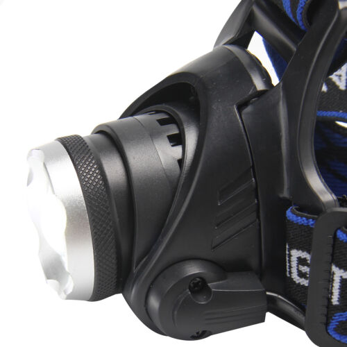 LED Stirnlampe Kopflampe CREE XML T6 1000LM Zoombar Akku 2*2200mAh Scheinwerfer - Bild 13 von 16