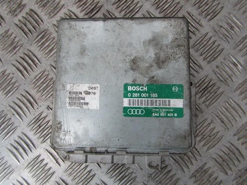 8a0907401b Motormanagement, Steuergerät, ECU  0281001185 Audi 80 DE298650-79
