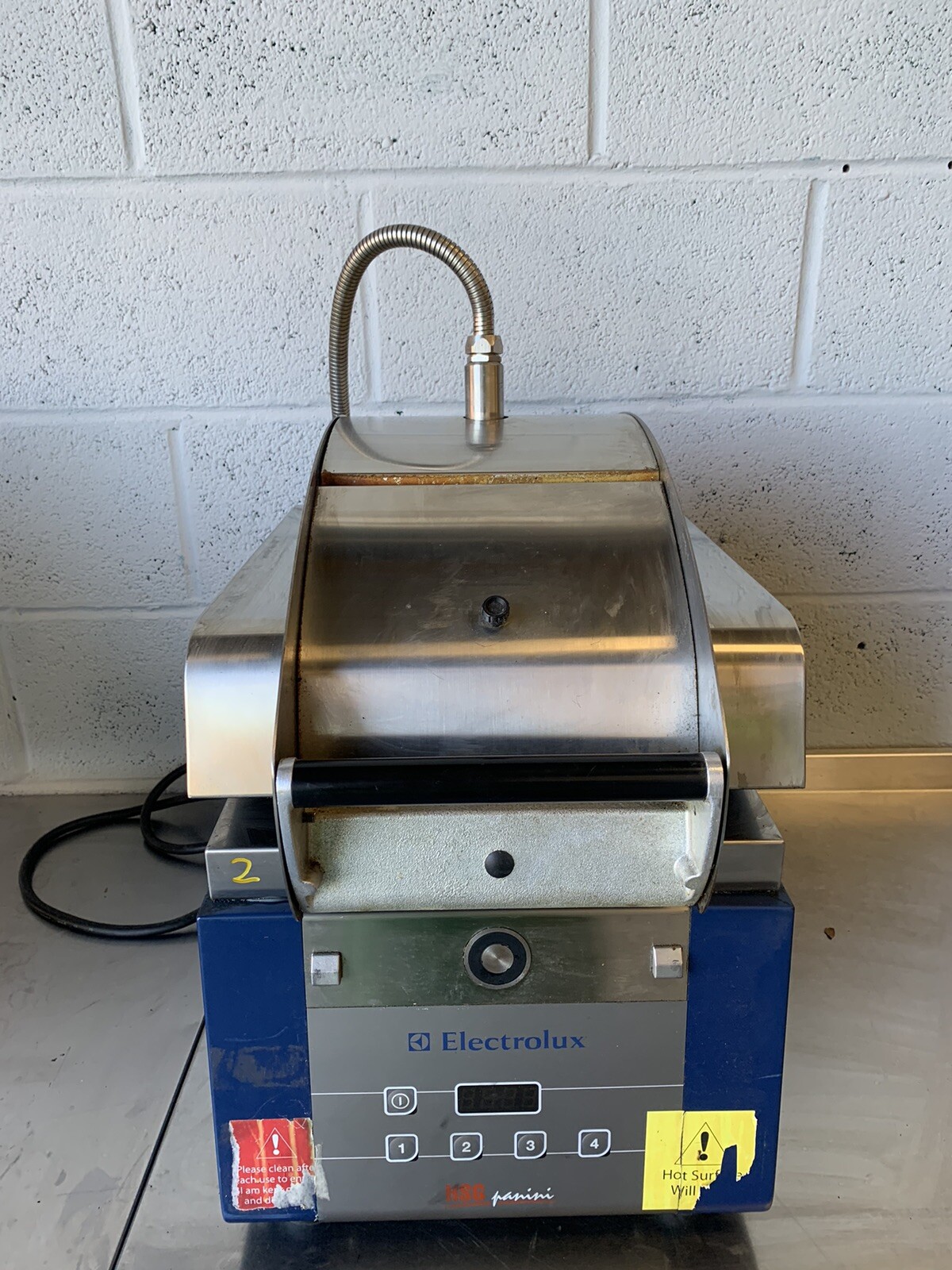 ELECTROLUX HSG HIGH SPEED COMMERCIAL PANINI CONTACT GRILL OVEN 240v