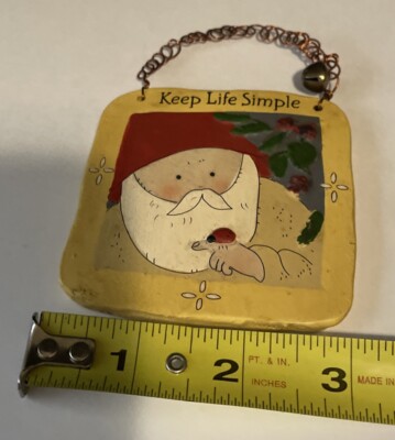 Gnomy's Diaries By Annekabouke 3x3 Decorative Tile ~Keep Life