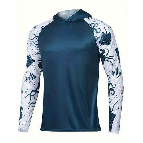 Pelagic Fishing Men's Long Sleeve Performance Shirt 50+ Upf Protection Quick Dry - Picture 14 of 15