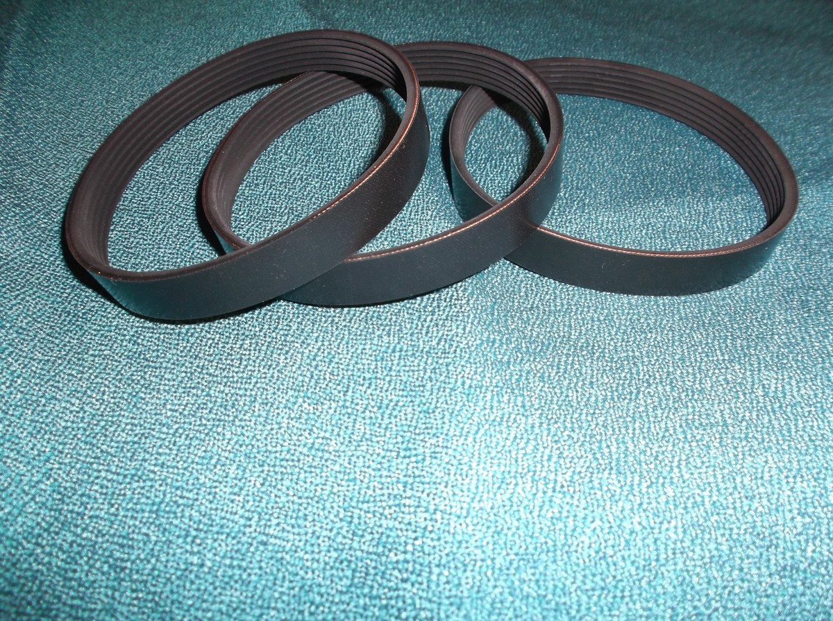 DNLK Planer Drive Belts Set – High-Strength Rubber Replacement For Ridgid TP13002 Thickness Planer, Made In USA