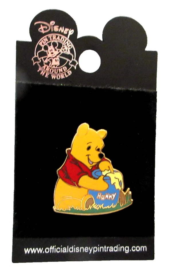 WDW 2004 WINNIE THE POOH PIN - EATING FROM THE HUNNY POT WITH HIS LEFT PAW #1479 - Image 3 of 3