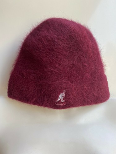 Kangol Red Burgundy Bordeaux Angora Hat 