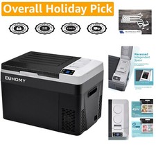 Portable Car Refrigerator - 32QT - Compressor Cooler - Dual Mode Cooling