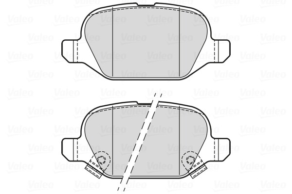Plaquettes de frein Valeo 302338 pour frein à disque de voiture