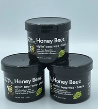 Ampro Pro Styl Honey Beez Wax Black 4 oz/113 g LOTOF THREE