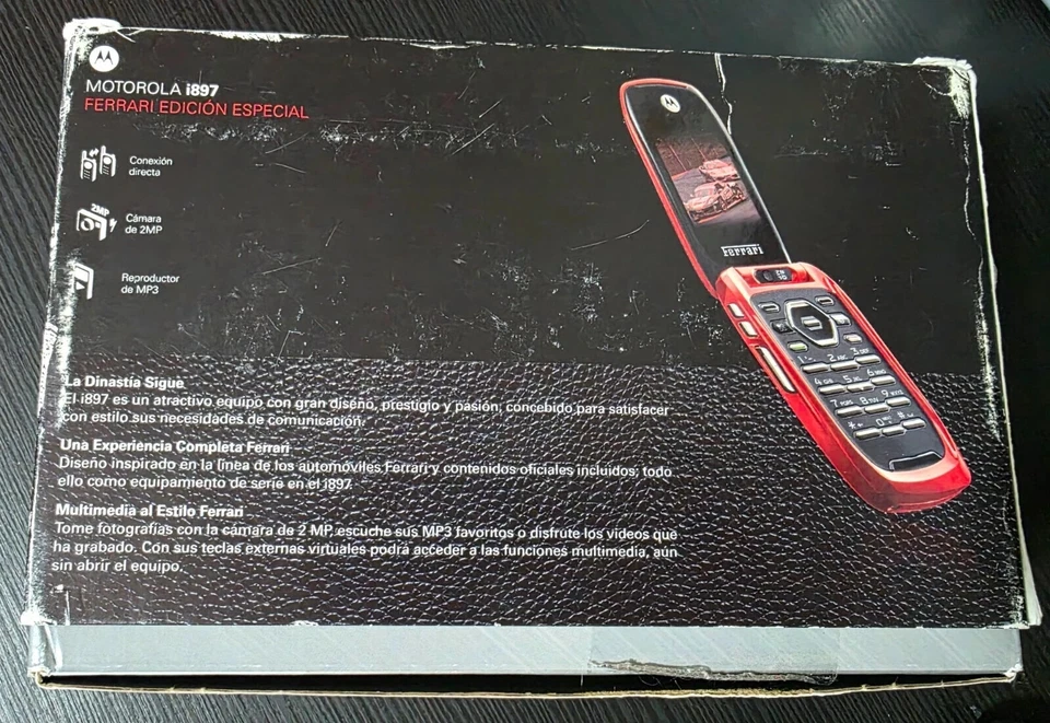 Motorola i897 Ferrari special edition Italy version rarev NEW RARE - Image 3 of 4