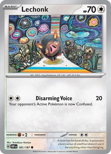 Lechonk 181/197 SV03: Obsidian Flames