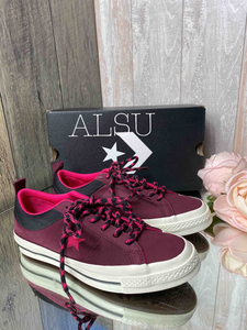 converse one star burgundy