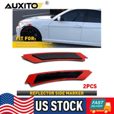 Smoke Front Bumper Side Marker Reflectors For BMW 3 Series E90 / 91 LCI Sedan