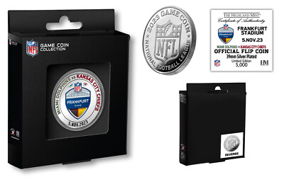 NFL Frankfurt Germany Game Chiefs vs Dolphins offizielle Flip Coin Münze in Box