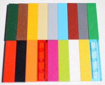 Lego 2431 Plate Flat Tile 1x4 Select Colour Pack of 25 UK