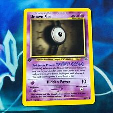 Unown [U] 51/75 - Neo Discovery 1st Edition - Game Nerdz