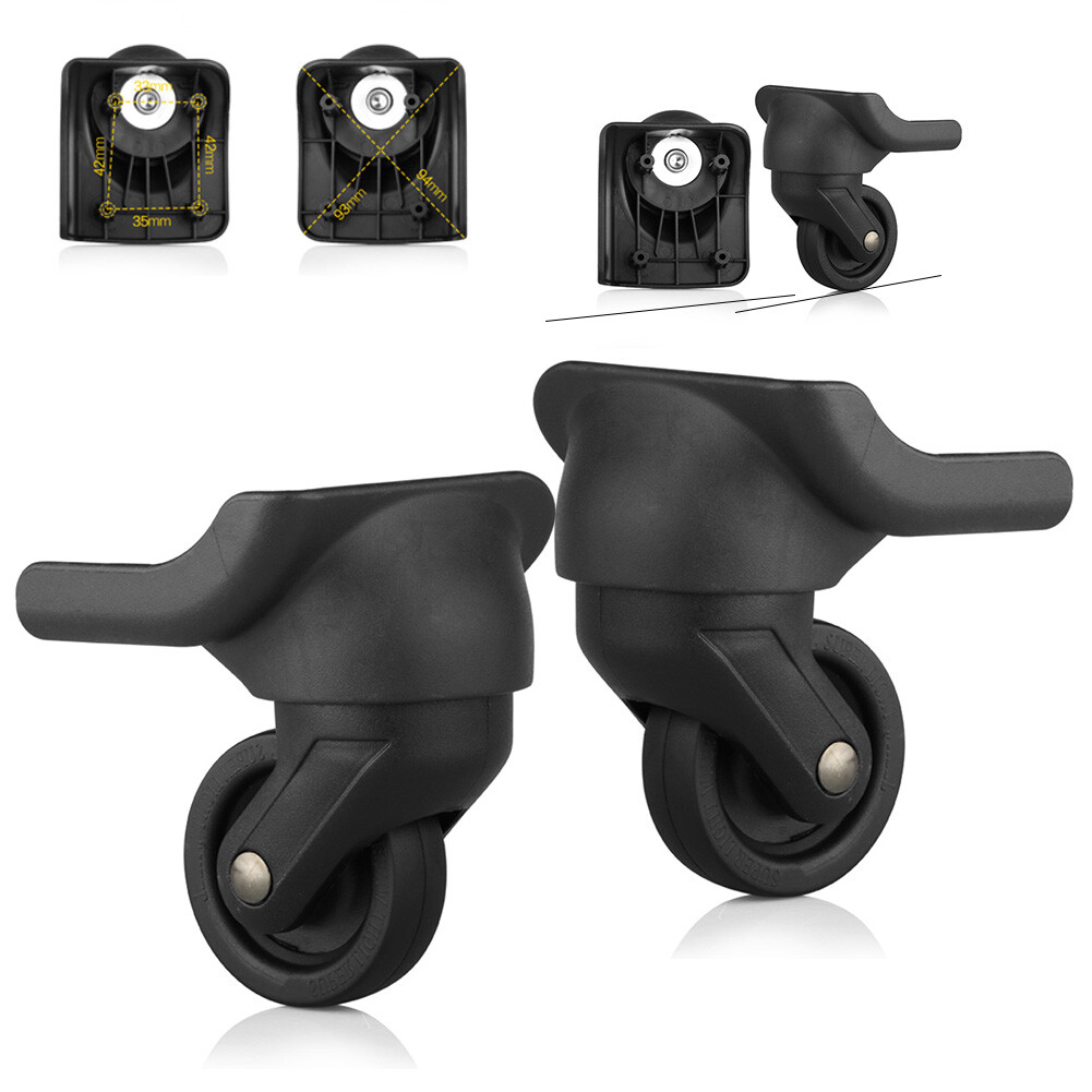 360 Spinner Luggage Wheel Replacement Baggage Suitcase Mute Swivel Casters
