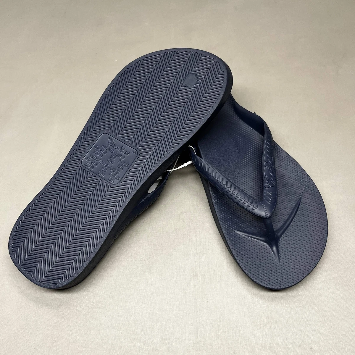 ARCHIES Arch Support Flip Flops HIGH SUPPORT Flip Flops Men's Sz