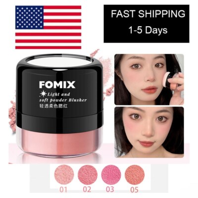 FOMIX Mineral Color Cheek Puff Blush 100% Natural 2.5g not Mimc