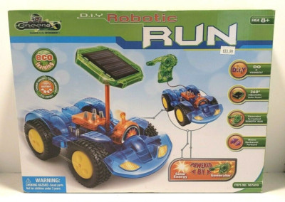 GreeneX D.I.Y. Robotic Run Car Solar Energy/Generator Operated New 2015