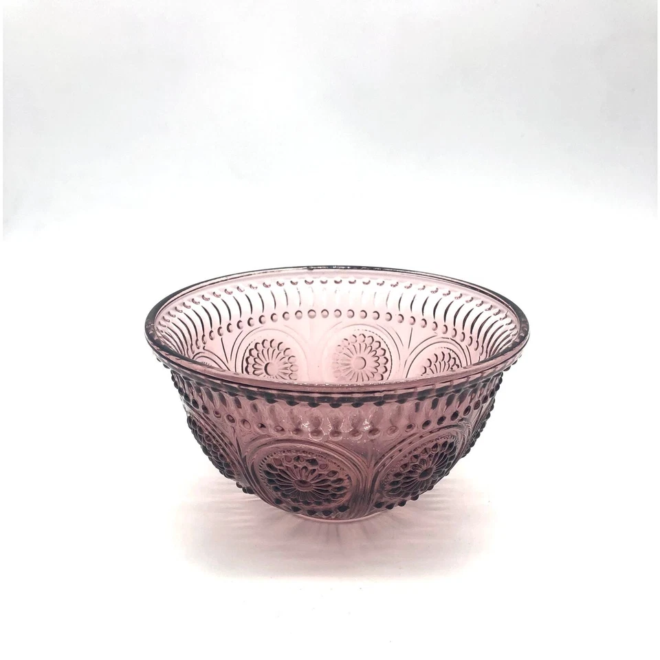 Чашка и миска для мороженого на ножках Two Beautiul Pioneer Woman Adeline Plum фиолетовая - Изображение 2 из 4