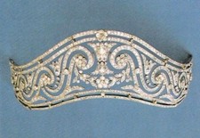 12.99ct Natural Round Diamond 14K White Gold Wedding Anniversary Crown Tiara