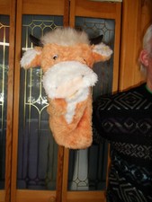 Steiff cow doll hand puppet mimic cow l all IDs  Germany 2085
