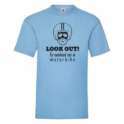 Look Out Grandad On A Motorbike T-Shirt Small-2XL - Picture 27 of 28