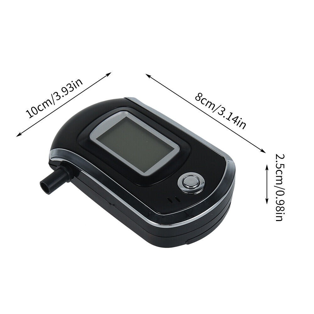 Digital Alcohol Breathalyser Personal Breath Analyser Breathtester LCD