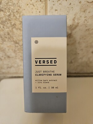 Versed Just Breathe Clarifying Serum with Willow Bark Extract + Zinc Blend 1 oz.