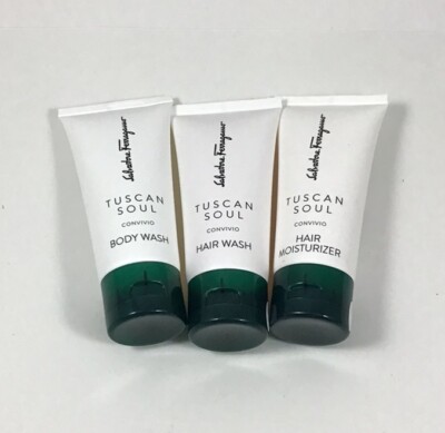 コスメ/ヘルスケア Ferragamo Tuscan Soul  Convivio Salvatore Ferragamo Convivio Tuscan Soul Lot 3 Hair Wash