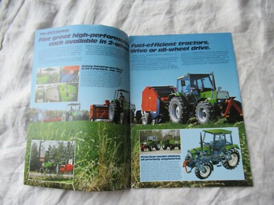 Deutz-Fahr DX3 10 30 50 70 90 tractor brochure | eBay