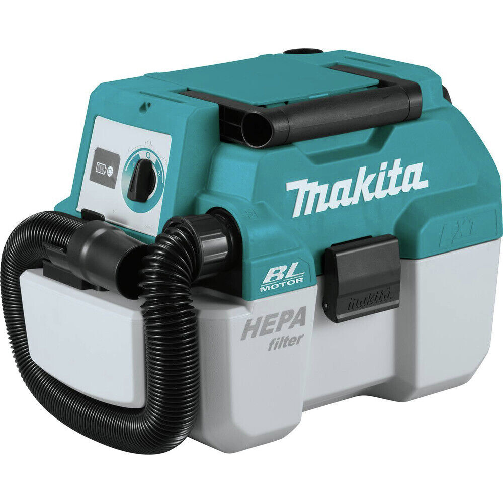 Makita XCV11Z 18V Cordless HEPA Wet Dry Vacuum 2 Gallon Bare Tool