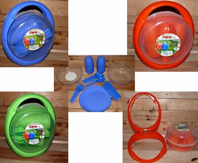 Enjoy Camping Picknick Set 32Tlg ABS Style Geschirr Besteck 6xPerson 3x Neon Col